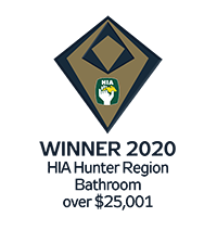 HIA 2020 Finalist in Bathroom renovation over $25k